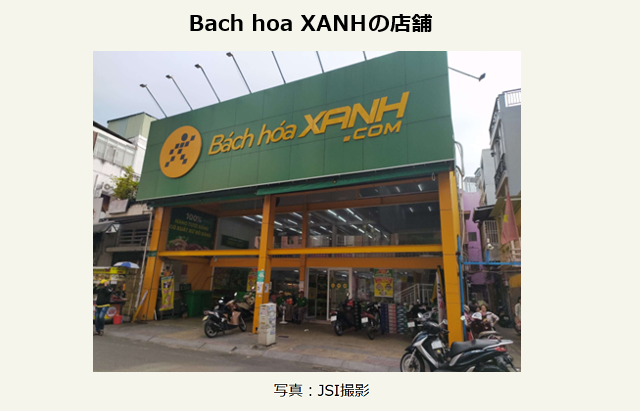 Bach hoa XANHの店舗