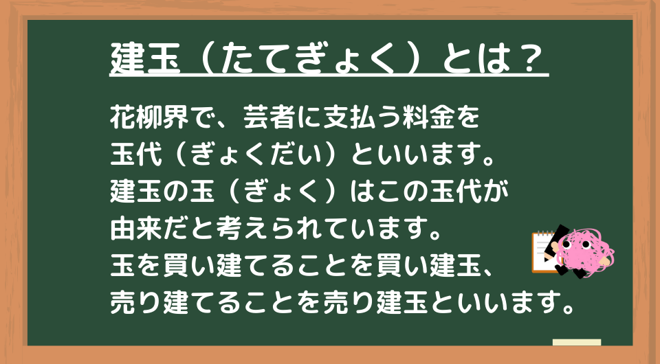 建玉について解説